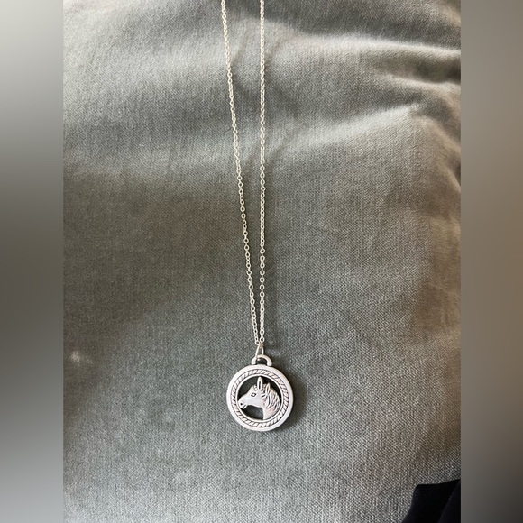 Horse Lovers 925 silver pendant charm chain necklace equestrian - Picture 3 of 7